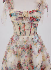 Ball-Gown/Princess Sleeveless Short Tulle Homecoming Dress With Ruffle