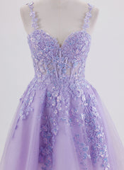 Ball-Gown/Princess Sleeveless Short Tulle Homecoming Dress With Sequins