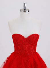 Ball-Gown/Princess Sleeveless Short Tulle Homecoming Dress With Appliques