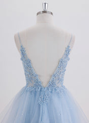 Ball-Gown/Princess Short Tulle Homecoming Dress With Rhinestone