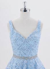 Ball-Gown/Princess Sleeveless Short Tulle Homecoming Dress With Rhinestone
