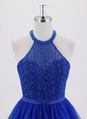 Ball-Gown/Princess Sleeveless Short Tulle Homecoming Dress With Rhinestone