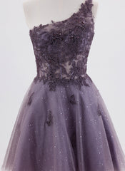 A-line Sleeveless Short Tulle Homecoming Dress With Sequins