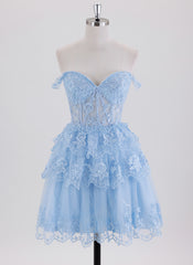 Ball-Gown/Princess Short Homecoming Dress With Lace