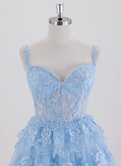 Ball-Gown/Princess Short Homecoming Dress With Lace