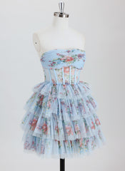 Ball-Gown/Princess Sleeveless Short Tulle Homecoming Dress With Pleated
