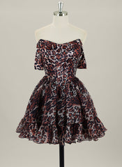 Ball-Gown/Princess  Short Organza Homecoming Dress With Ruffle