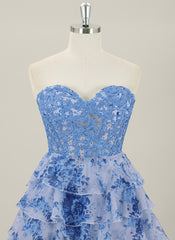 Ball-Gown/Princess Sleeveless Short Organza Homecoming Dress With Ruffle
