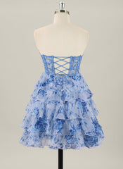Ball-Gown/Princess Sleeveless Short Organza Homecoming Dress With Ruffle