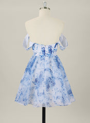 Ball-Gown/Princess Short Organza Homecoming Dress