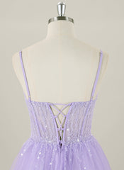 Ball-Gown/Princess Sleeveless Short Tulle Homecoming Dress