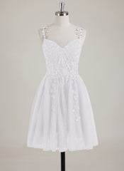 Sleeveless V-Neck Tulle Ball-Gown/Princess Mini Dress